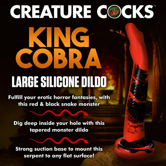 Giant King Cobra Silicone Dildo Creature Cocks Dildos