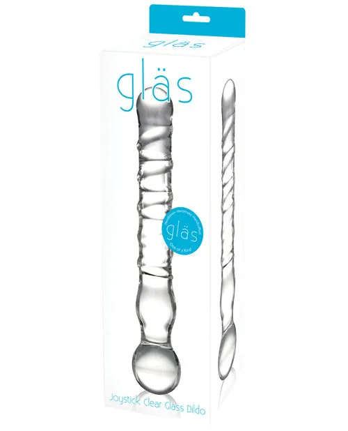 Glas Joystick Textured Glass Dildo Clear Dildos Glas Joystick Textured Glass Dildo Clear Dildos