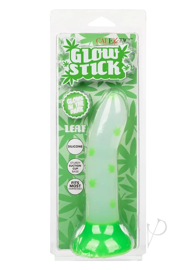 Glow Stick Female Sex Toys Glow Stick Leaf Silicone Glow in the Dark Dildo with Suction Base Green Glow Stick Female Sex Toys Glow Stick Leaf Silicone Glow in the Dark Dildo with Suction Base Green