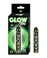 Glow Vibes Pocket High Rechargeable GlowinTheDark Bullet BlackGreen Glow Vibes Female Sex Toys