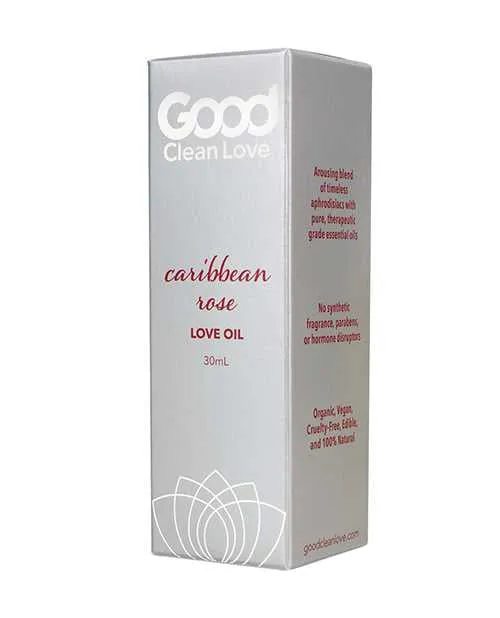 Good Clean Love Vibrators Good Clean Love Caribbean Rose Love Oil 30 ml