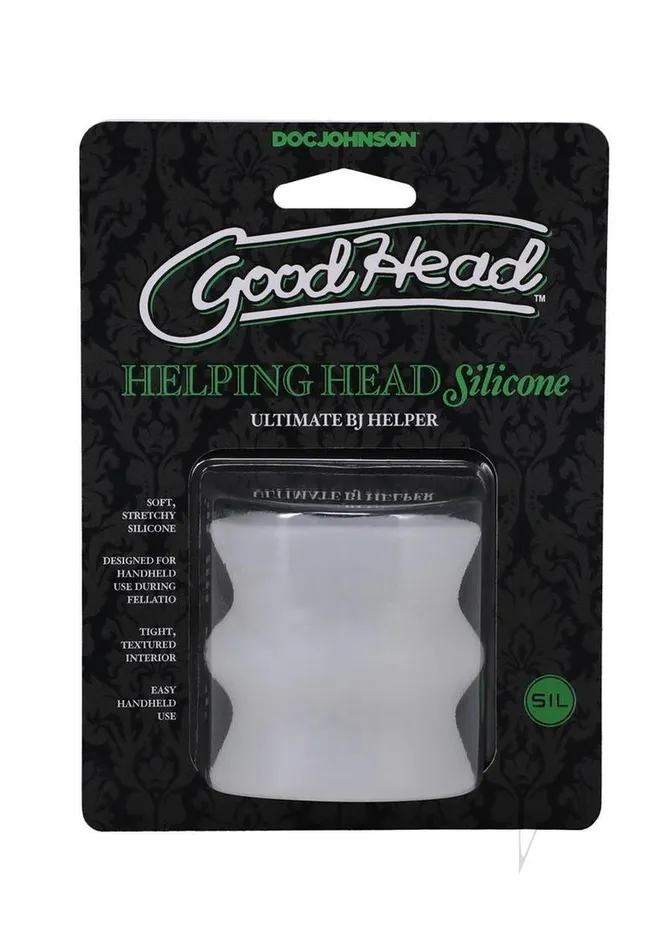 Good Head GoodHead Helping Head Silicone Stroker Frost Male Sex Toys