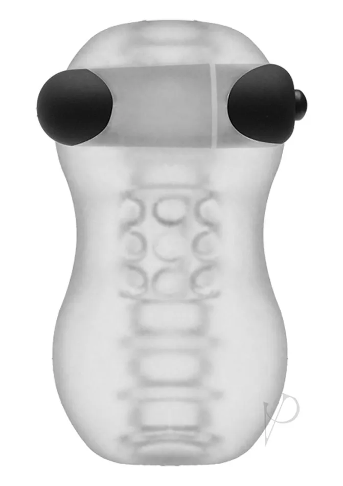 GoodHead Helping Head Pro Vibrating Masturbator with Bullet Frost Good Head Male Sex Toys GoodHead Helping Head Pro Vibrating Masturbator with Bullet Frost Good Head Male Sex Toys