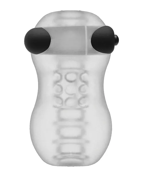 GoodHead Helping Head Pro Vibrating Masturbator with Bullet Frost Good Head Male Sex Toys GoodHead Helping Head Pro Vibrating Masturbator with Bullet Frost Good Head Male Sex Toys