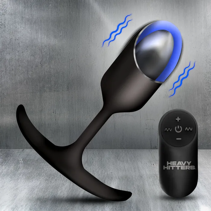 Heavy Hitters Male Sex Toys Vibrating Weighted Silicone Anal Plug
