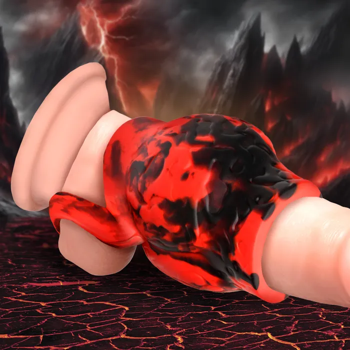 Hell Hound Silicone Girth Enhancer with Ball Strap Creature Cocks Male Sex Toys Hell Hound Silicone Girth Enhancer with Ball Strap Creature Cocks Male Sex Toys