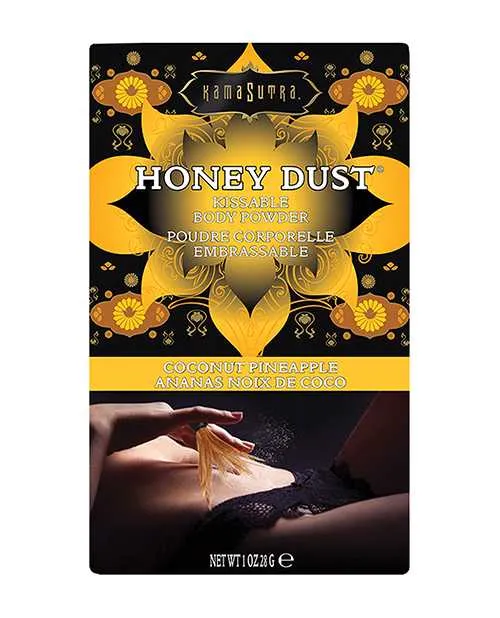 Honey Dust Female Sex Toys Kama Sutra Honey Dust Kissable Body Powder Coconut Pineapple 1oz