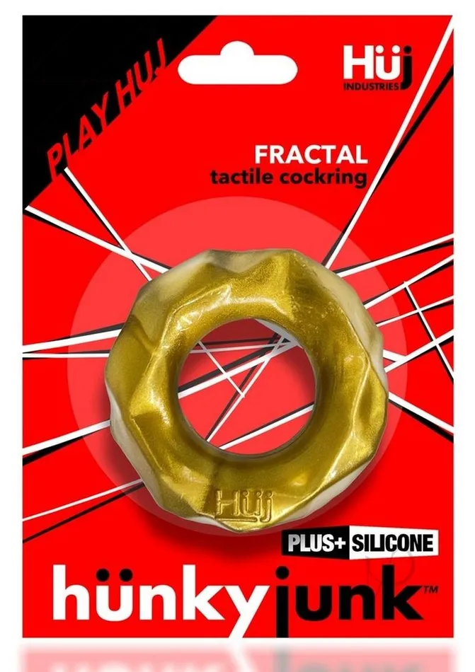 Hunkyjunk Fractal Tactile Cockring Bronze Hunkyjunk Vibrators