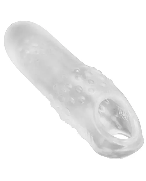 Hunkyjunk Male Sex Toys Hunkyjunk Swell Silicone Cocksheath Penis Extender 825in Clear
