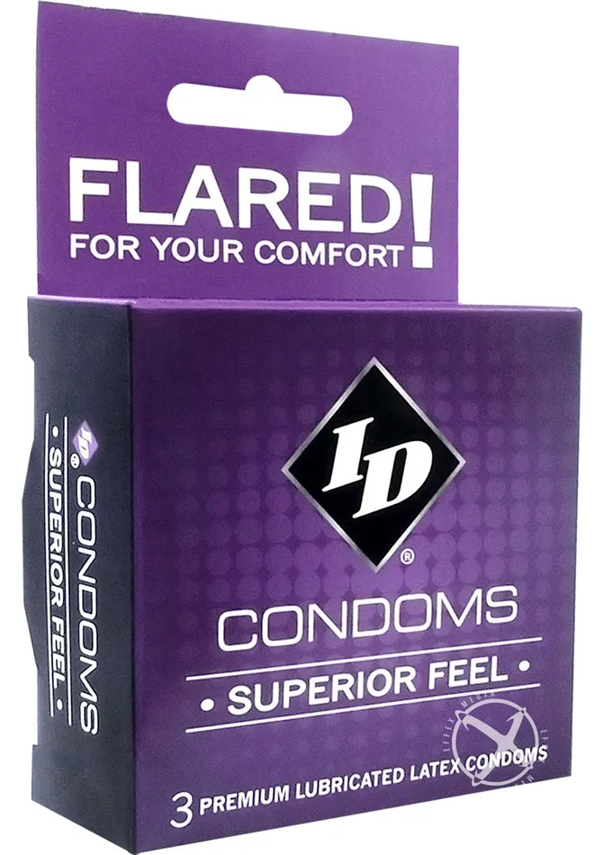 Id Condoms Male Sex Toys ID Superior Feel Condom 3 Pack