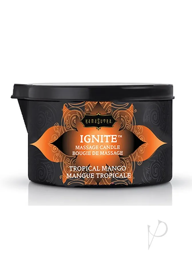 Ignite Massage Candle Couples Kama Sutra Ignite Massage Candle Tropical Mango 6oz Ignite Massage Candle Couples Kama Sutra Ignite Massage Candle Tropical Mango 6oz