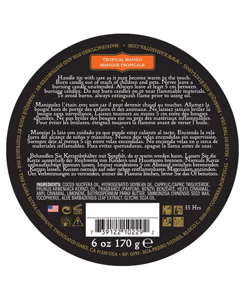 Ignite Massage Candle Couples Kama Sutra Ignite Massage Candle Tropical Mango 6oz