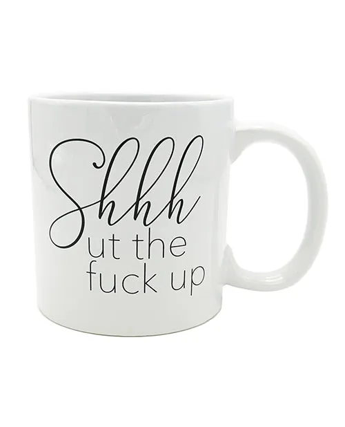 Island Dogs Vibrators Attitude Mug Shhhut the Fuck Up 22 oz