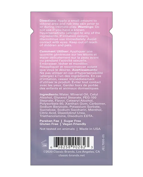 Jelique Vibrators Joy Buzzer Watermelon Foil 4 ml Jelique Vibrators Joy Buzzer Watermelon Foil 4 ml