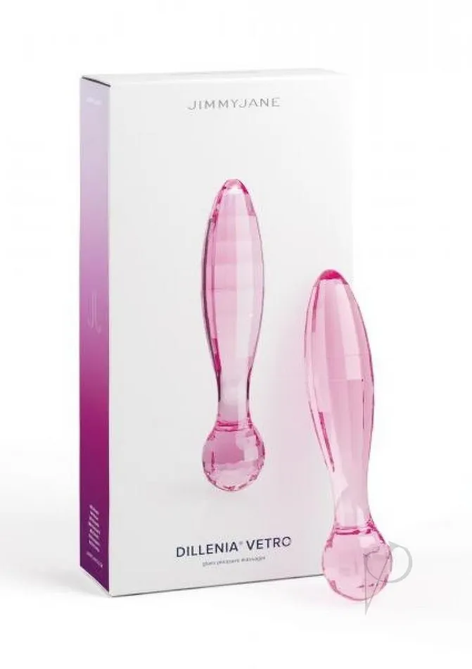 Jimmyjane Vibrators JimmyJane Dillenia Vetro Glass Wand Pink