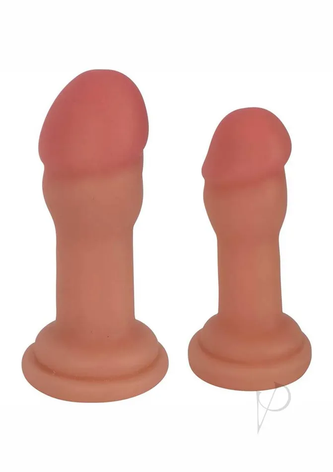 Jock Anal Plug Duo Penis Heads Vanilla Jock Male Sex Toys