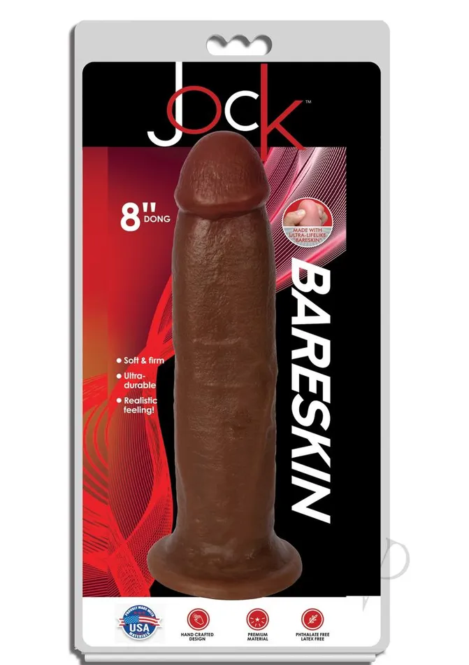 Jock Dildos Jock Bareskin Realistic Dong 8in Caramel