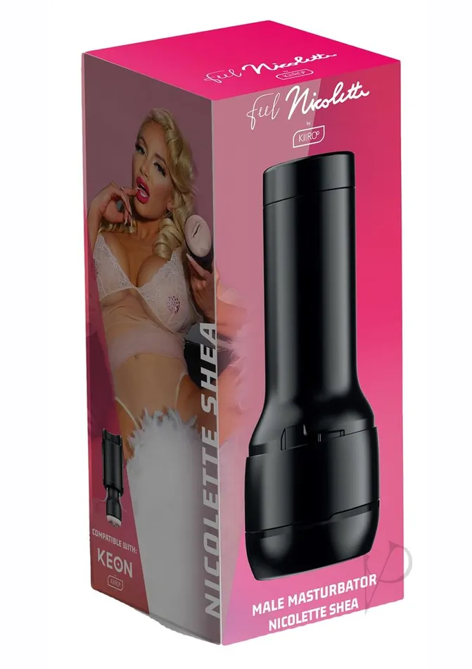 Kiiroo Feel Nicolette Shea Stroker Interactive Masturbator Pussy BlackVanilla Kiiroo Male Sex Toys Kiiroo Feel Nicolette Shea Stroker Interactive Masturbator Pussy BlackVanilla Kiiroo Male Sex Toys