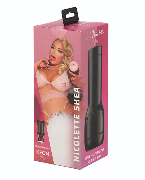 Kiiroo Feel Nicolette Shea Stroker Interactive Masturbator Pussy BlackVanilla Kiiroo Male Sex Toys