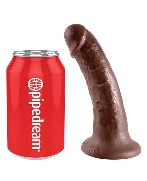 King Cock King Cock Dildo 6in Chocolate Dildos
