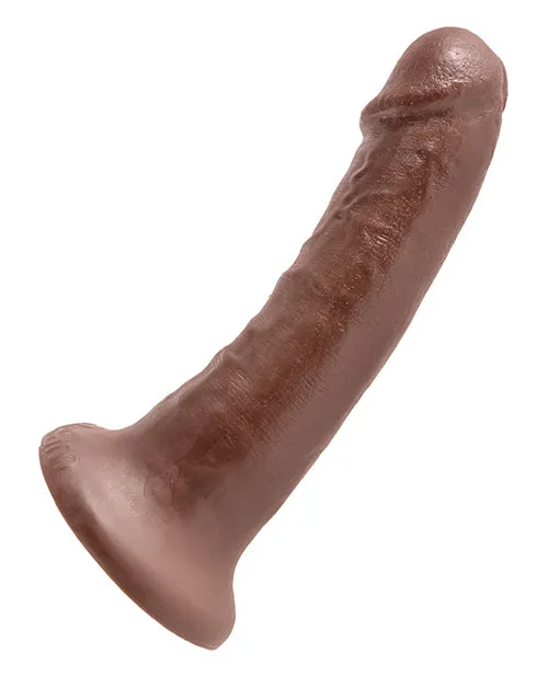 King Cock King Cock Dildo 6in Chocolate Dildos
