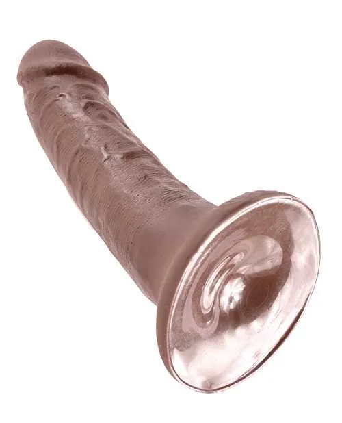 King Cock King Cock Dildo 6in Chocolate Dildos