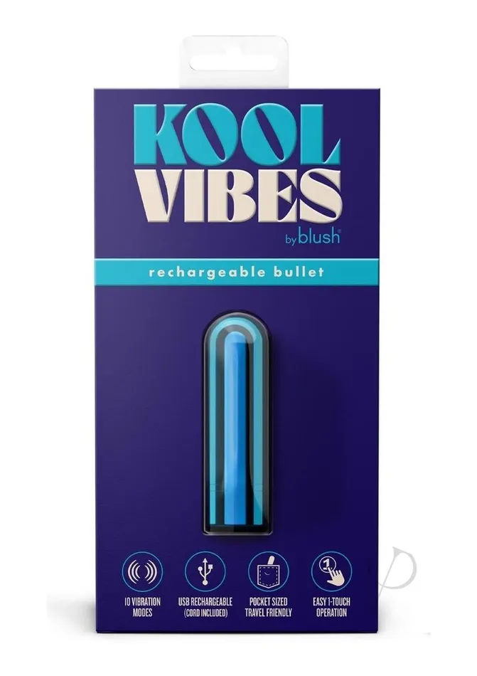 Kool Vibes Female Sex Toys Kool Vibes Rechargeable Mini Bullet Blueberry