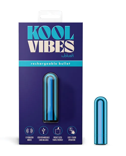 Kool Vibes Female Sex Toys Kool Vibes Rechargeable Mini Bullet Blueberry Kool Vibes Female Sex Toys Kool Vibes Rechargeable Mini Bullet Blueberry