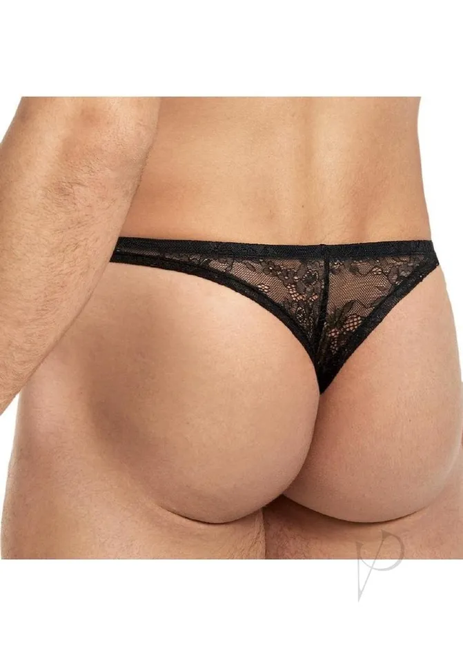 Lace King Anal Lace King Lace Bikini MediumLarge Black