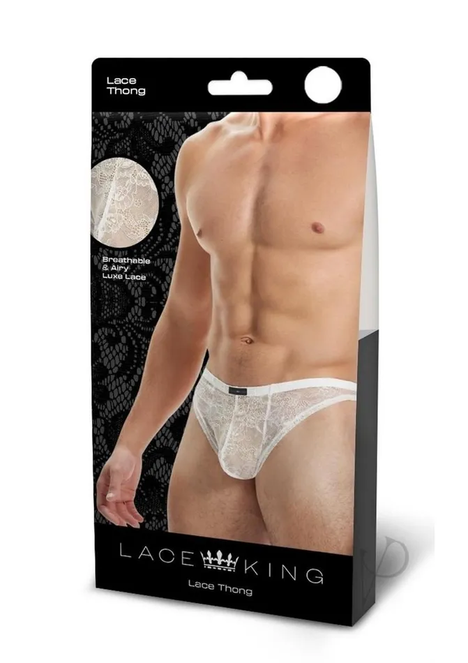 Lace King Dildos Lace King Lace Thong LargeXLarge White Lace King Dildos Lace King Lace Thong LargeXLarge White