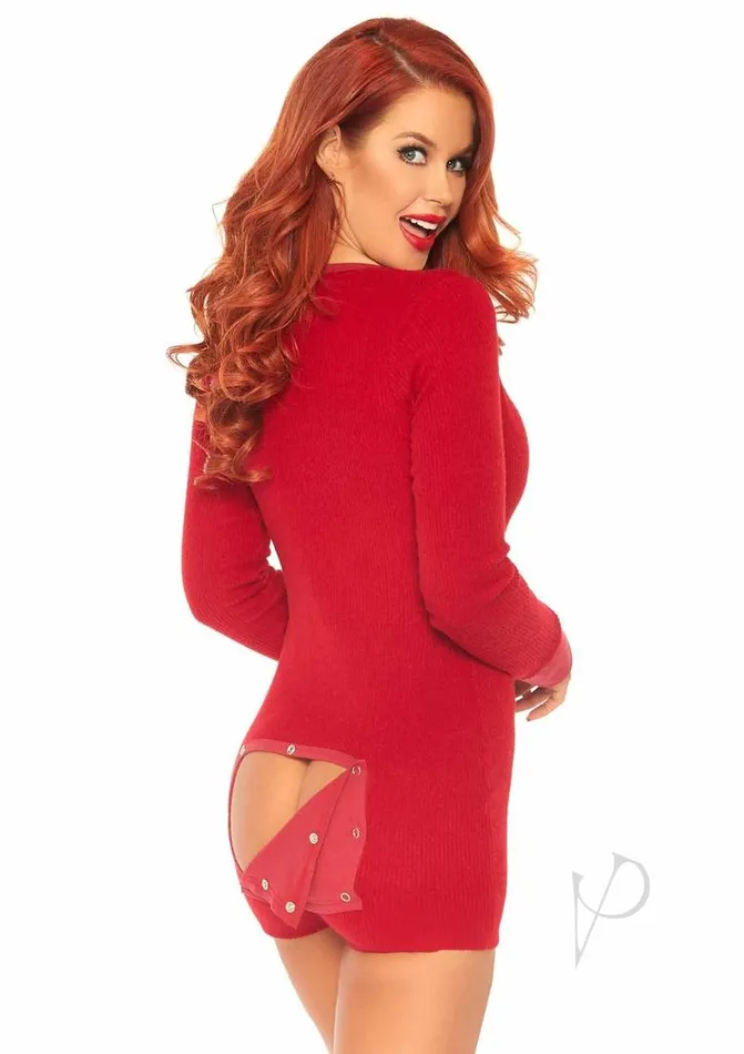Leg Avenue Male Sex Toys Leg Avenue Brushed Rib Romper Long Johns with Cheeky Snap Closure Back Flap XL Red Leg Avenue Male Sex Toys Leg Avenue Brushed Rib Romper Long Johns with Cheeky Snap Closure Back Flap XL Red