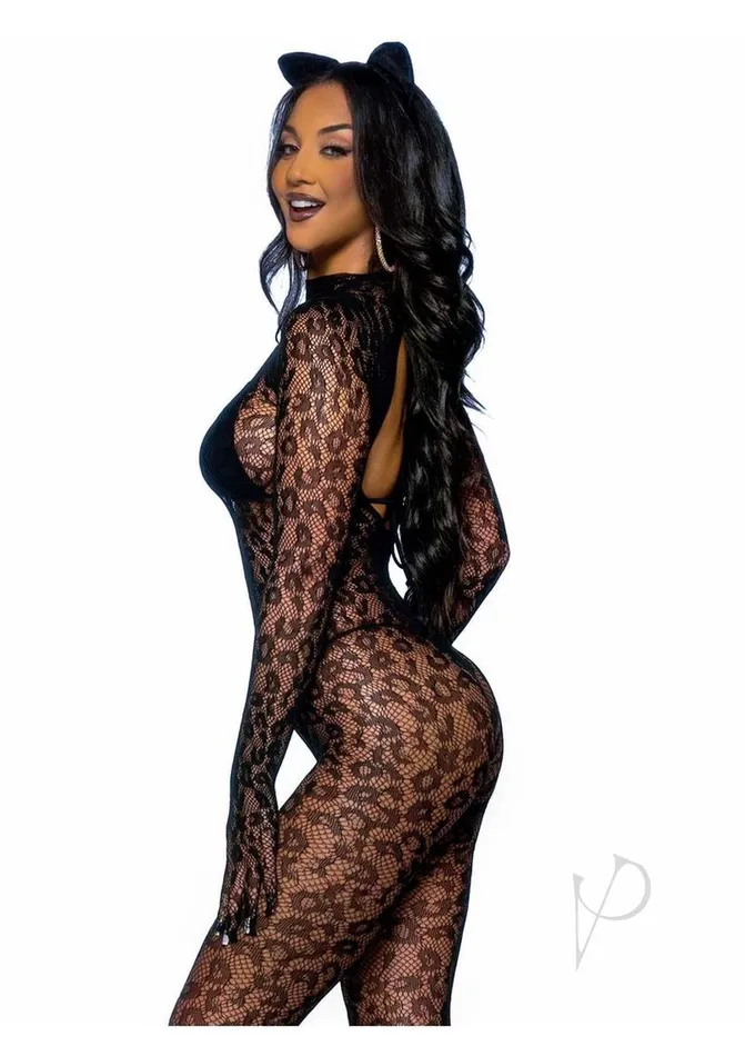 Leg Avenue Seamless Leopard Net Gloved Catsuit OS Black Leg Avenue Anal Leg Avenue Seamless Leopard Net Gloved Catsuit OS Black Leg Avenue Anal