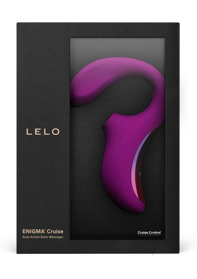 Lelo Female Sex Toys Enigma Cruise Rechargeable Dual Stimulator Deep Rose Magenta Lelo Female Sex Toys Enigma Cruise Rechargeable Dual Stimulator Deep Rose Magenta