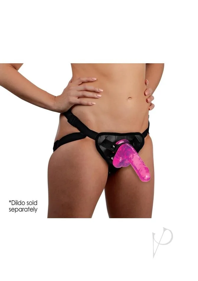Lollicock Female Sex Toys Lollicock Kylie Fleece Lined StrapOn Harness Black