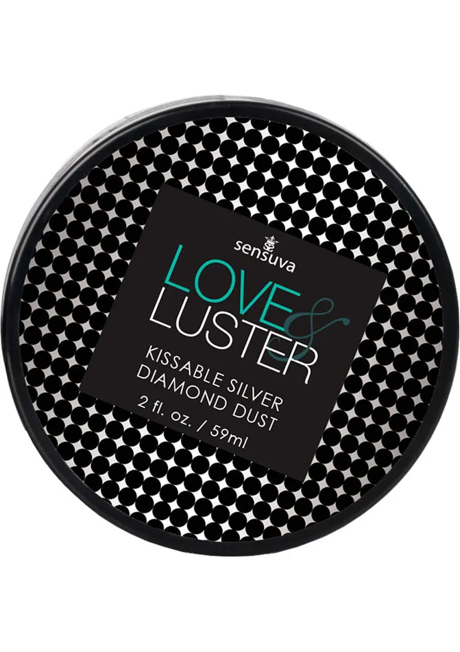 Love And Luster Vibrators Love and Luster Kissable Silver Diamond Dust 2oz Love And Luster Vibrators Love and Luster Kissable Silver Diamond Dust 2oz
