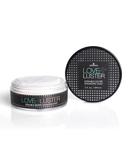 Love And Luster Vibrators Love and Luster Kissable Silver Diamond Dust 2oz Love And Luster Vibrators Love and Luster Kissable Silver Diamond Dust 2oz