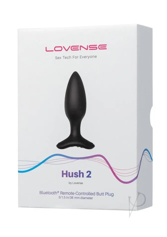 Lovense Hush 2 Rechargeable App Compatible Silicone Vibrating Anal Plug 15in Black Lovense Male Sex Toys Lovense Hush 2 Rechargeable App Compatible Silicone Vibrating Anal Plug 15in Black Lovense Male Sex Toys