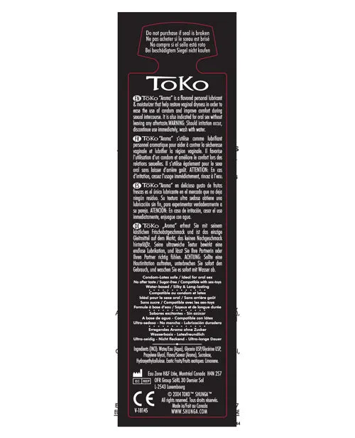 Lubricants Shunga Shunga Toko Aroma Lubricant 55 oz Coconut Thrills Lubricants Shunga Shunga Toko Aroma Lubricant 55 oz Coconut Thrills