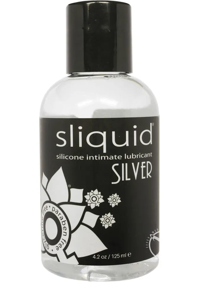 Lubricants Sliquid Sliquid Naturals Silver Premium Silicone Lubricant 42oz Lubricants Sliquid Sliquid Naturals Silver Premium Silicone Lubricant 42oz