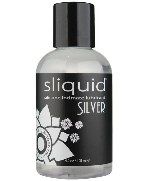 Lubricants Sliquid Sliquid Naturals Silver Premium Silicone Lubricant 42oz Lubricants Sliquid Sliquid Naturals Silver Premium Silicone Lubricant 42oz