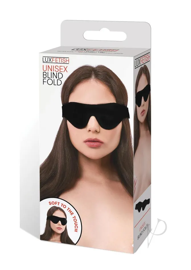 Lux Fetish Anal Lux Fetish Unisex Blindfold Black