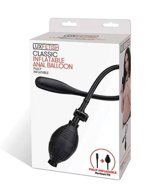 Lux Fetish Classic Inflatable Anal Balloon Black Lux Fetish Anal Lux Fetish Classic Inflatable Anal Balloon Black Lux Fetish Anal