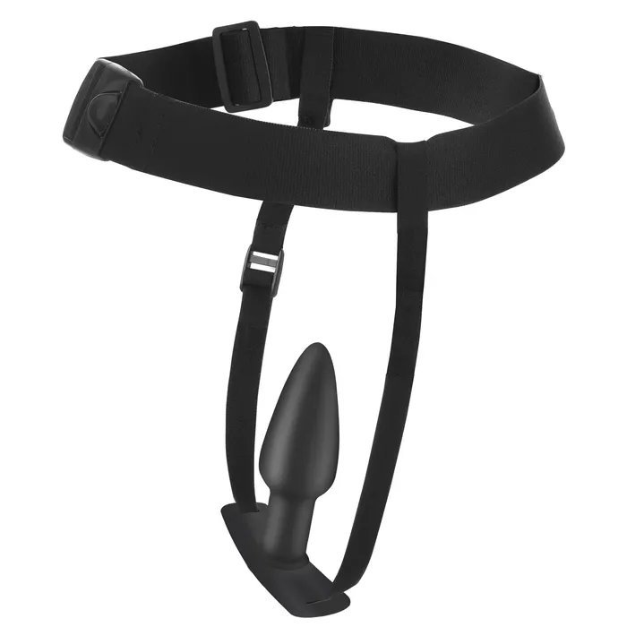 Male Sex Toys BumTastic 28X Silicone Anal Plug with Comfort Harness and Remote Control Master Series