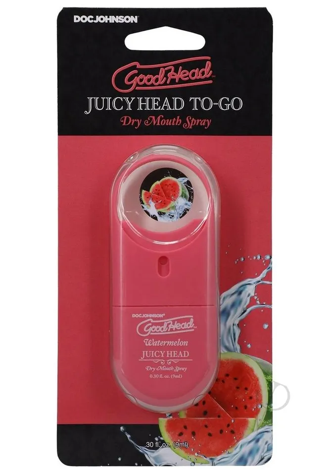 Male Sex Toys GoodHead Juicy Head Dry Mouth Spray ToGo Watermelon 30oz Good Head Male Sex Toys GoodHead Juicy Head Dry Mouth Spray ToGo Watermelon 30oz Good Head
