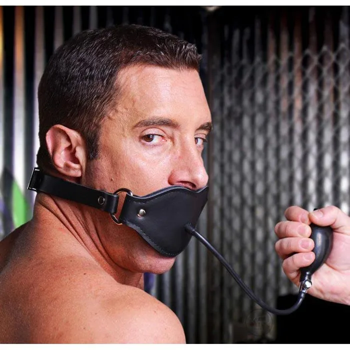 Male Sex Toys Locking Penis Pump Gag Master Series