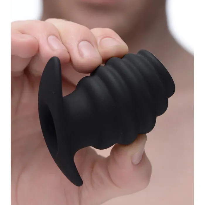 Male Sex Toys Master Series Hive Ass Tunnel Silicone Ribbed Hollow Anal Plug Male Sex Toys Master Series Hive Ass Tunnel Silicone Ribbed Hollow Anal Plug