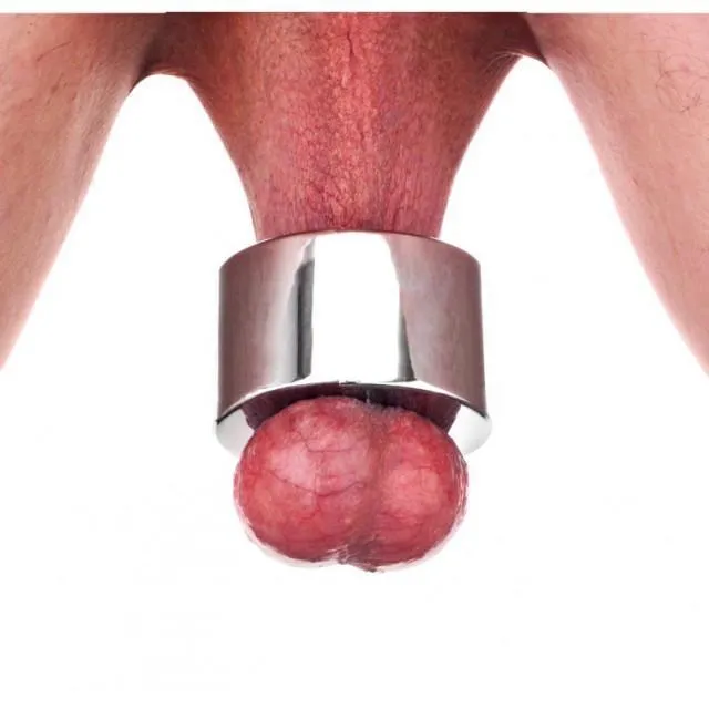 Male Sex Toys Master Series Magnetic Stainless Steel Ball Stretcher 30mm