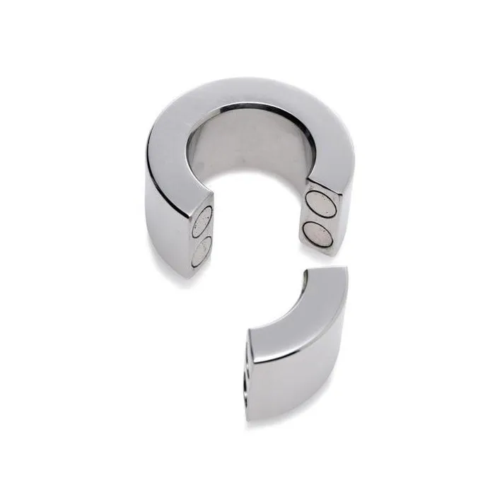 Male Sex Toys Master Series Magnetic Stainless Steel Ball Stretcher 30mm