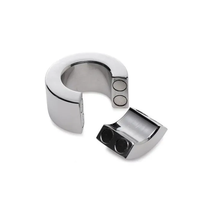 Male Sex Toys Master Series Magnetic Stainless Steel Ball Stretcher 30mm