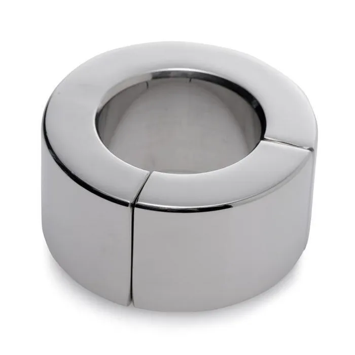 Male Sex Toys Master Series Magnetic Stainless Steel Ball Stretcher 30mm